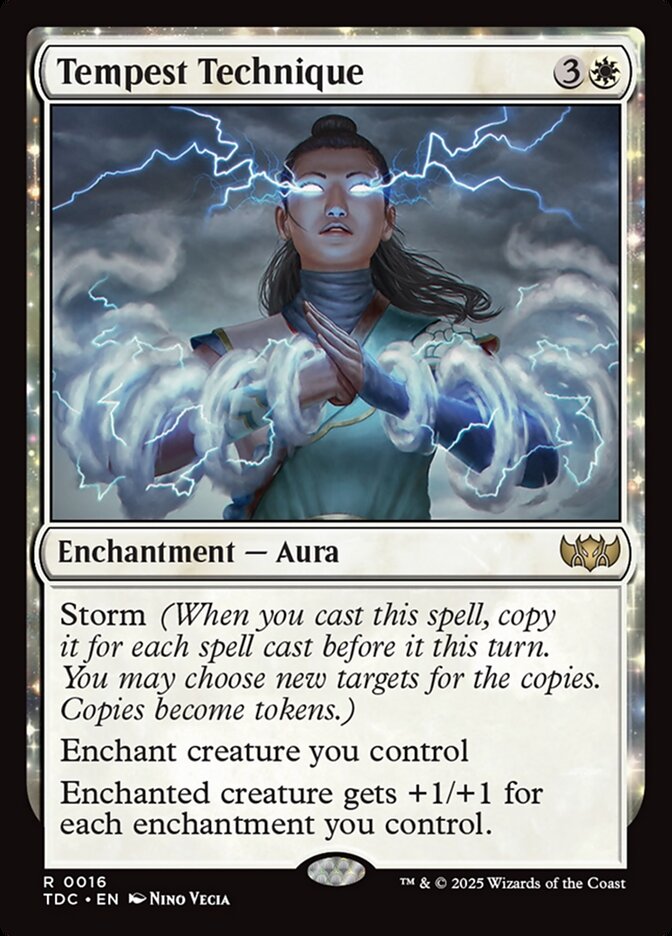 MTG Card Title: Tempest Technique TDC/16