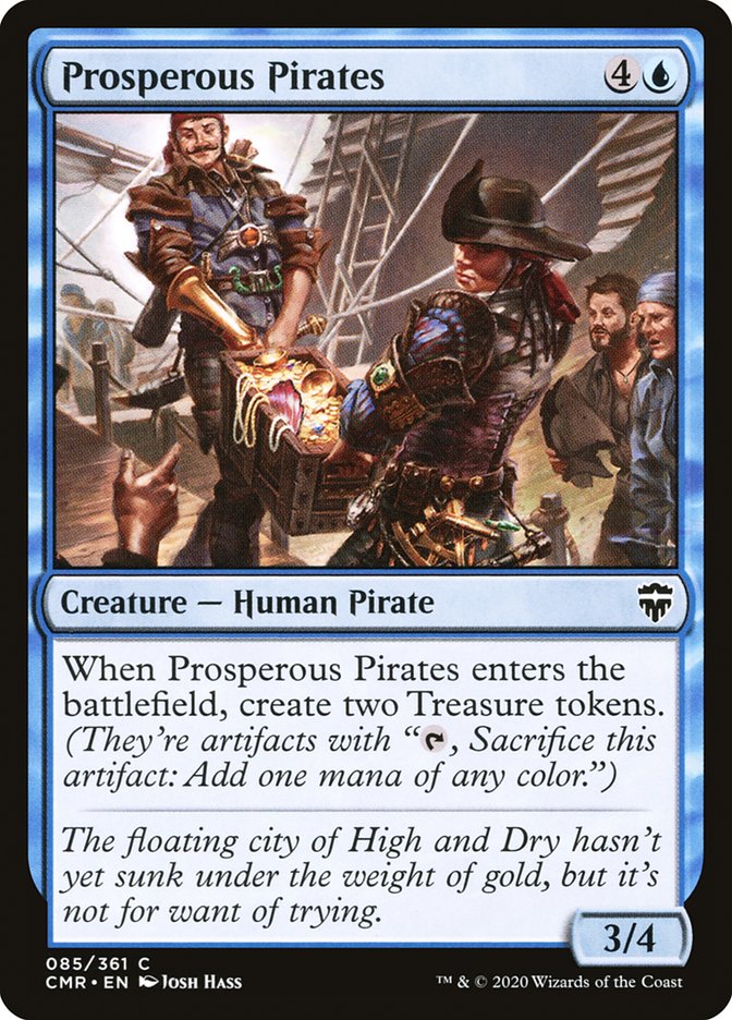 MTG Card Title: Prosperous Pirates CMR/85