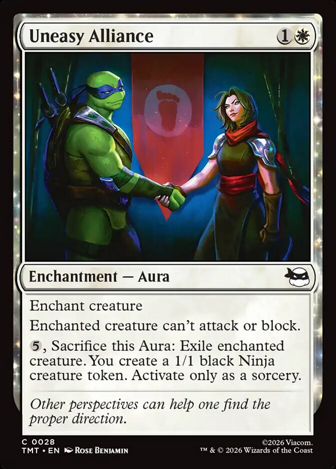 MTG Card Title: Uneasy Alliance TMT/28