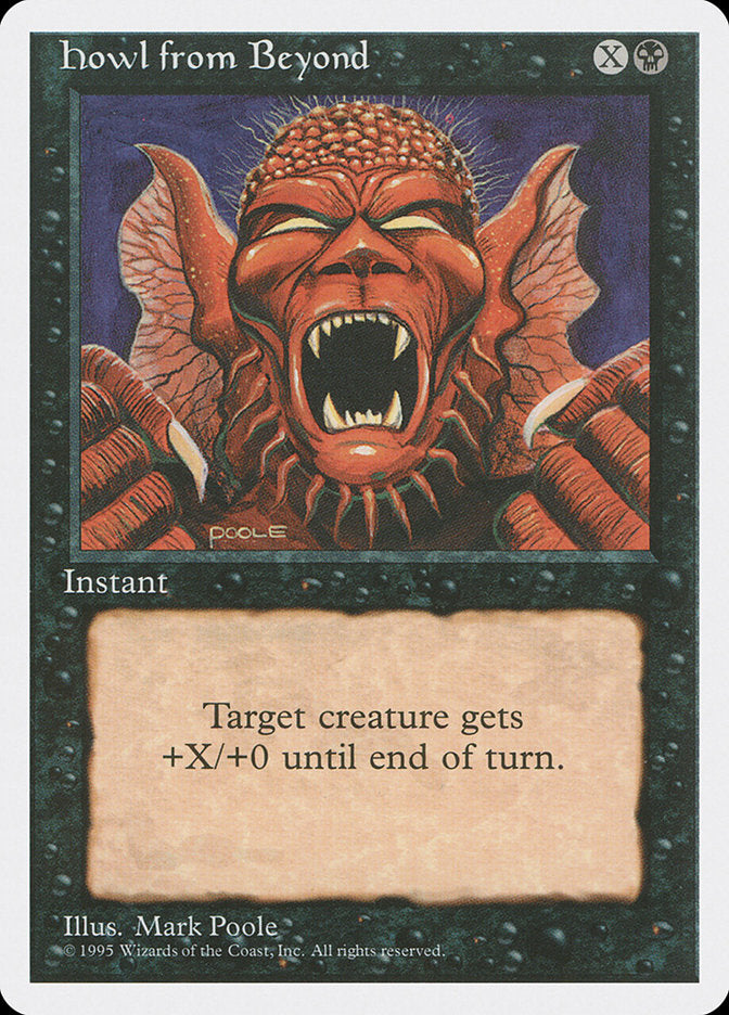 MTG Card Title: Howl from Beyond 4ED/141