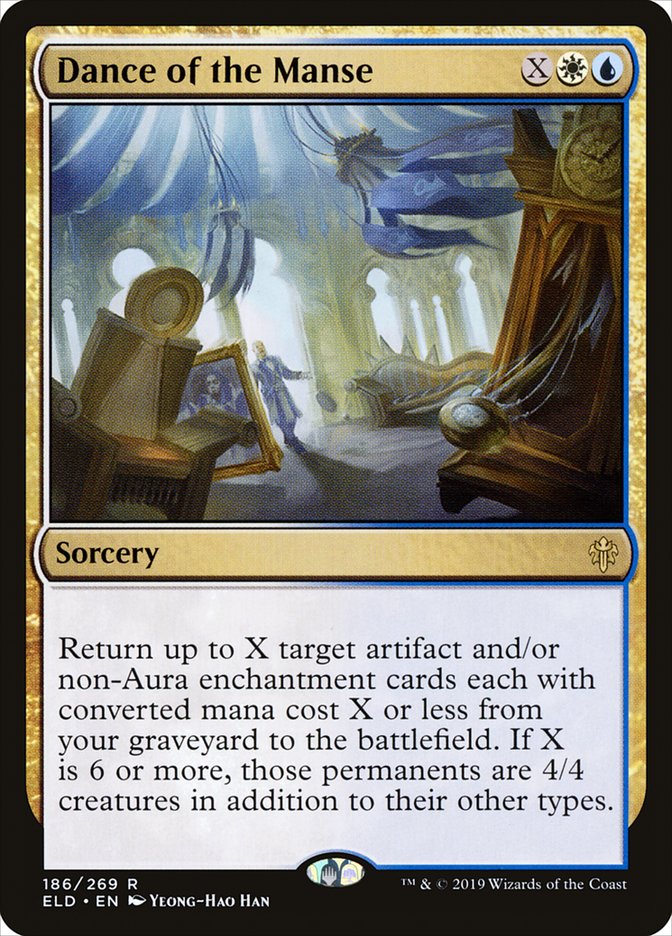 MTG Card Title: Dance of the Manse ELD/186