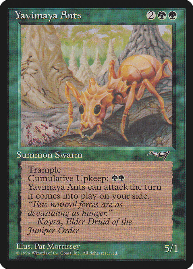 MTG Card Title: Yavimaya Ants ALL/105