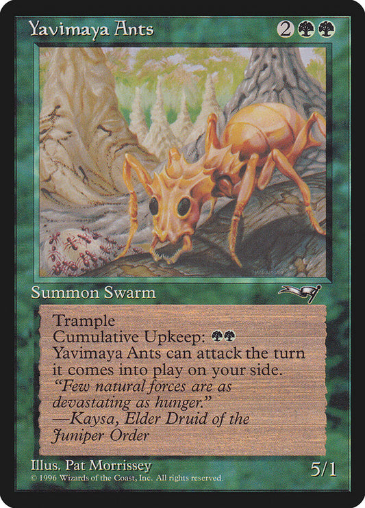 MTG Card Title: Yavimaya Ants ALL/105