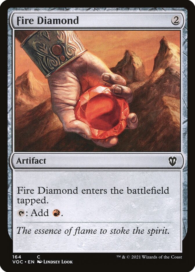 MTG Card Title: Fire Diamond VOC/164