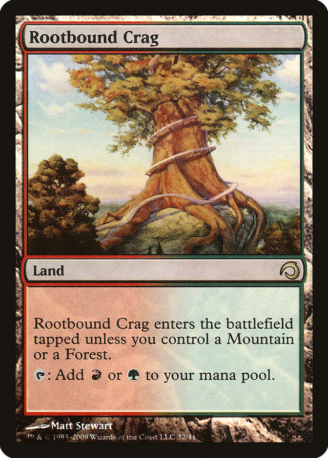 MTG Card Title: Rootbound Crag H09/32