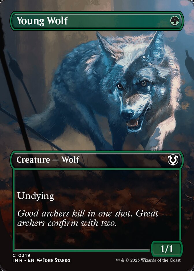 MTG Card Title: Young Wolf INR/319
