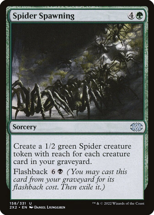 MTG Card Title: Spider Spawning 2X2/158