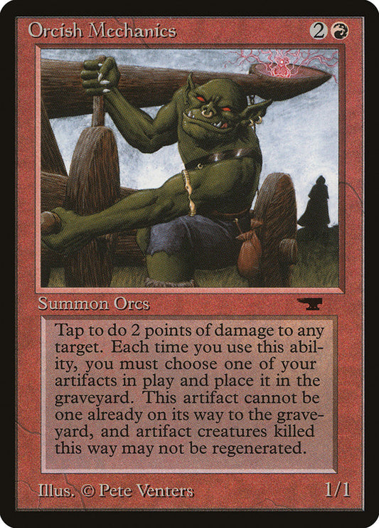 MTG Card Title: Orcish Mechanics ATQ/27
