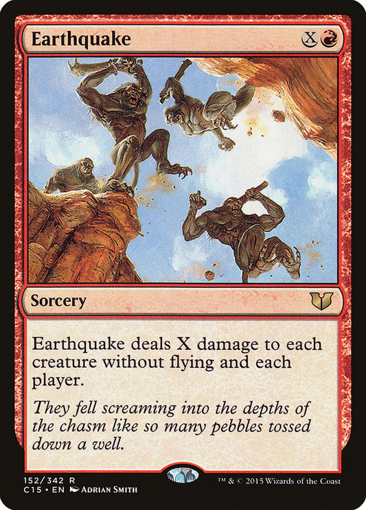 MTG Card Title: Earthquake C15/152