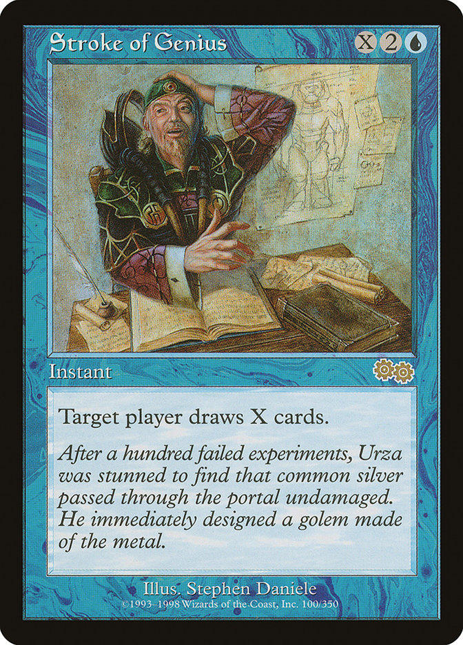 MTG Card Title: Stroke of Genius USG/100