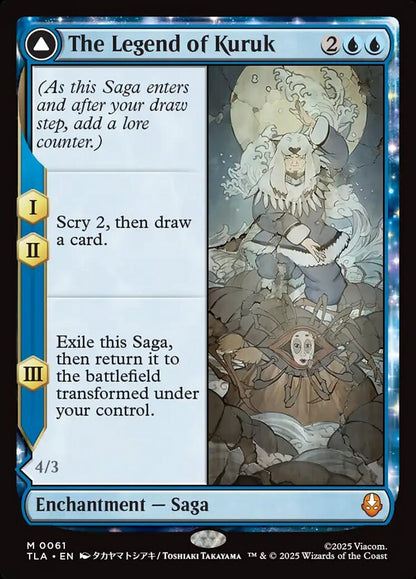 MTG Card Title: The Legend of Kuruk // Avatar Kuruk TLA/61