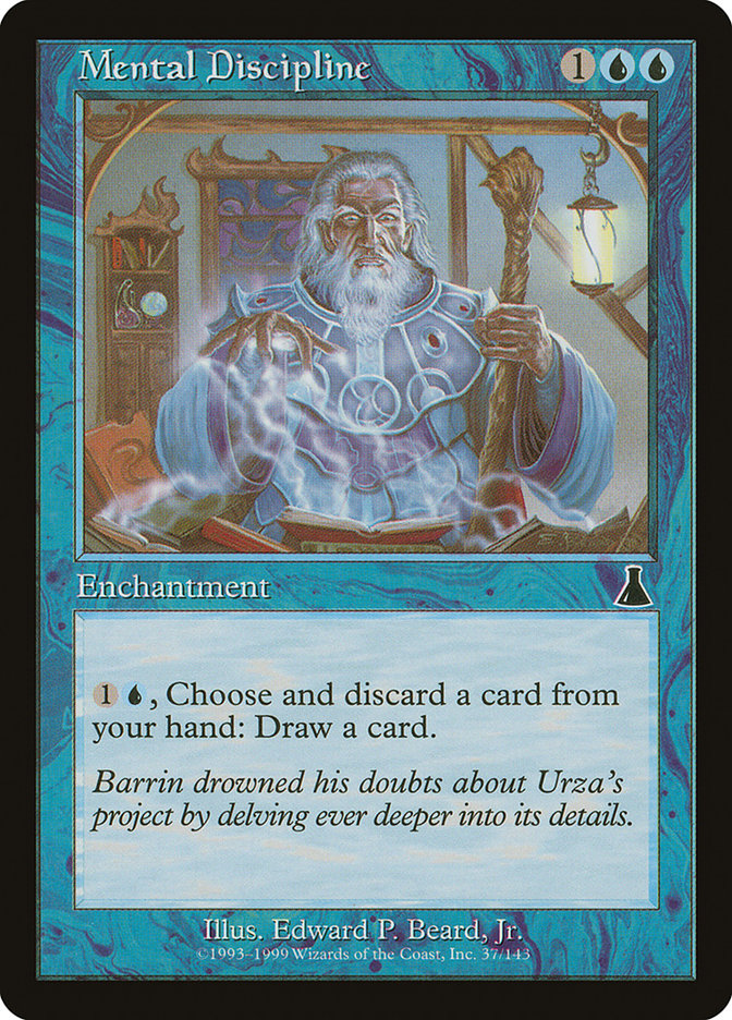 MTG Card Title: Mental Discipline UDS/37