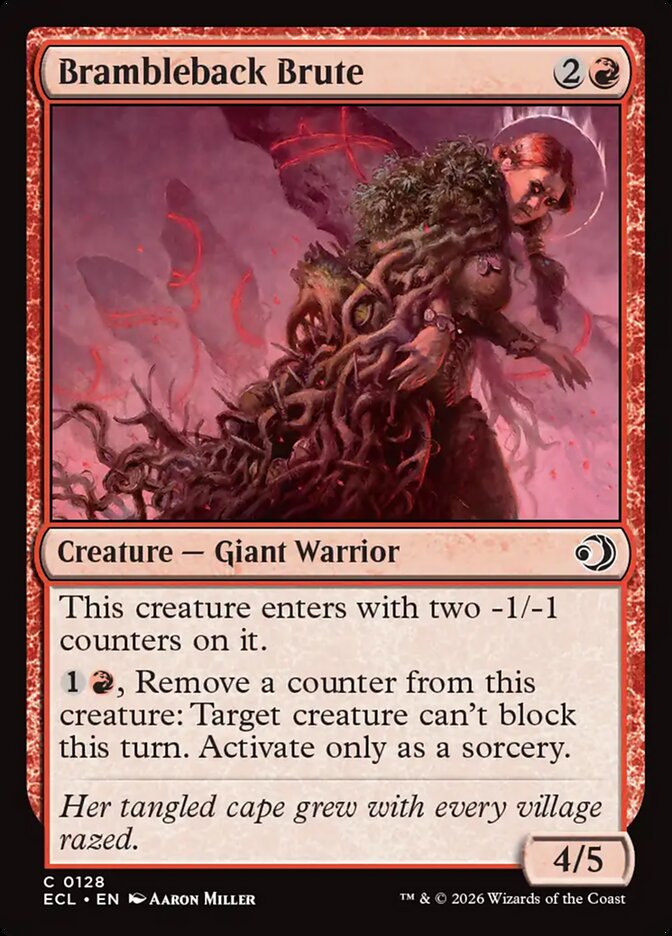 MTG Card Title: Brambleback Brute ECL/128