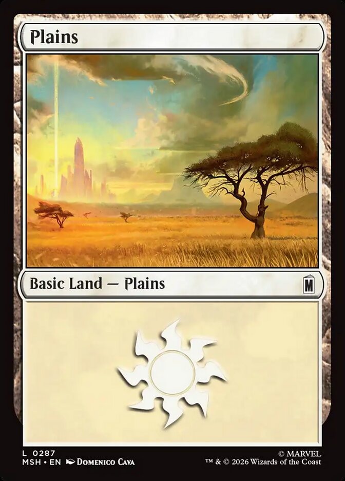 MTG Card Title: Plains MSH/287