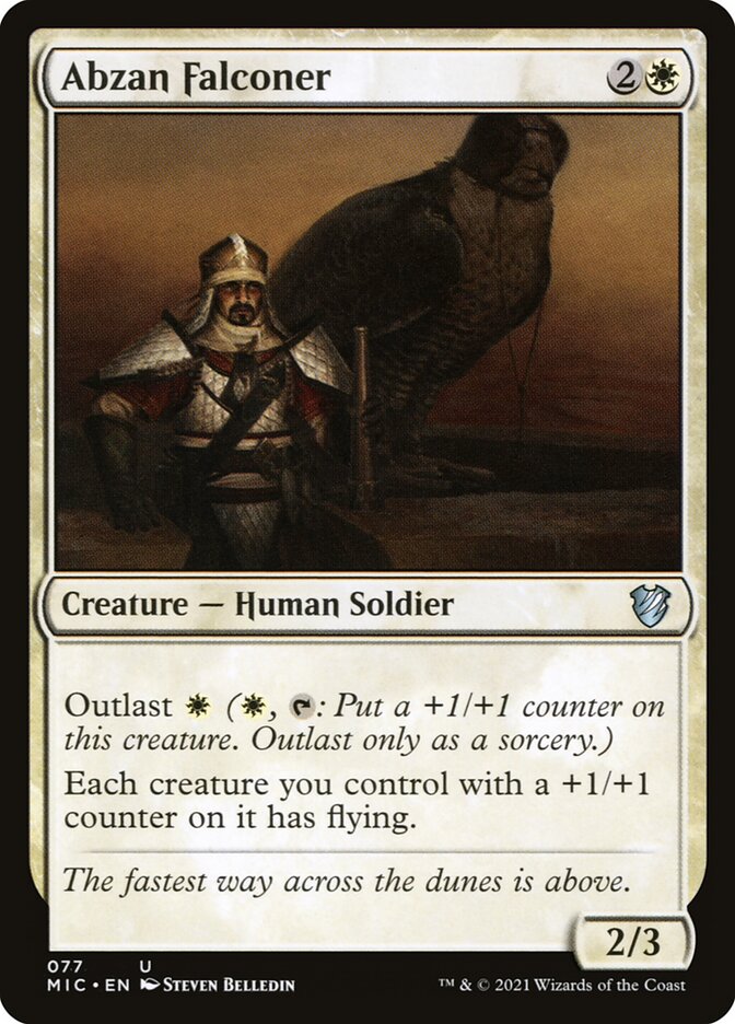 MTG Card Title: Abzan Falconer MIC/77
