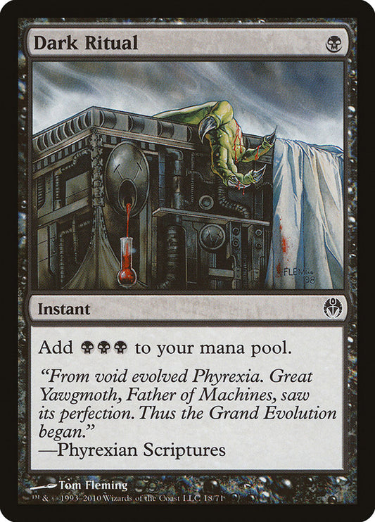 MTG Card Title: Dark Ritual DDE/18