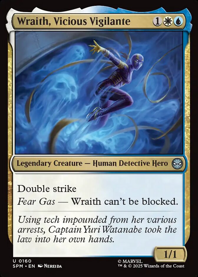 MTG Card Title: Wraith, Vicious Vigilante SPM/160