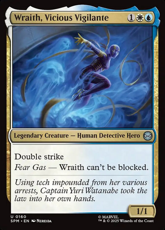 MTG Card Title: Wraith, Vicious Vigilante SPM/160