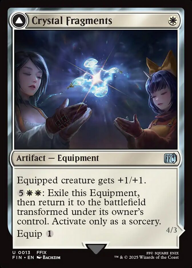 MTG Card Title: Crystal Fragments // Summon: Alexander FIN/13