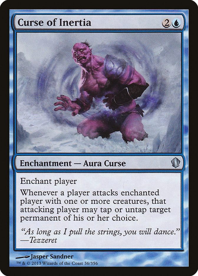 MTG Card Title: Curse of Inertia C13/36