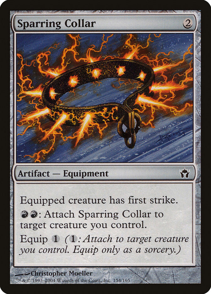 MTG Card Title: Sparring Collar 5DN/154