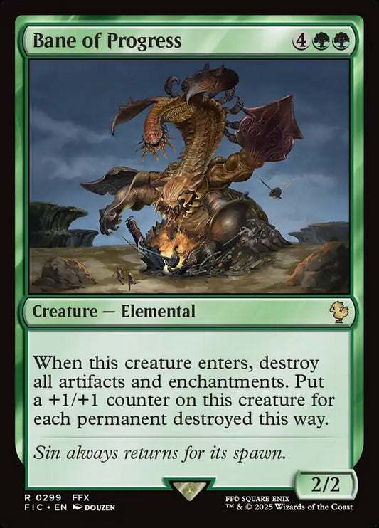 MTG Card Title: Bane of Progress FIC/299