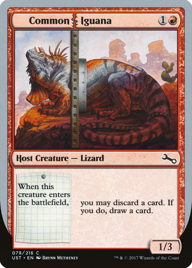 MTG Card Title: Common Iguana UST/79