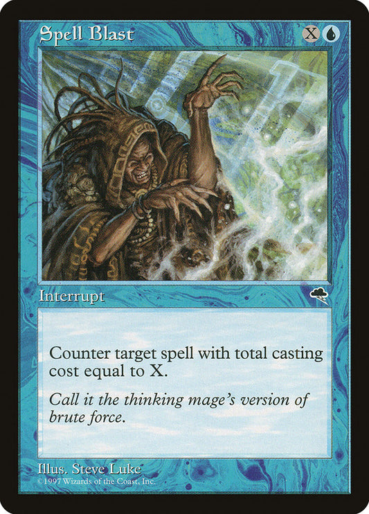 MTG Card Title: Spell Blast TMP/89