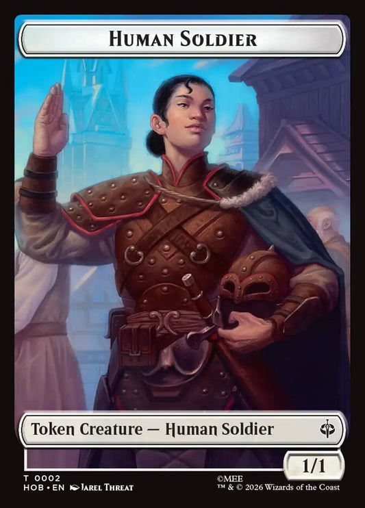 MTG Card Title: Human Soldier THOB/2