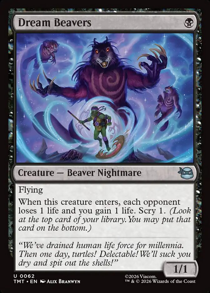 MTG Card Title: Dream Beavers TMT/62
