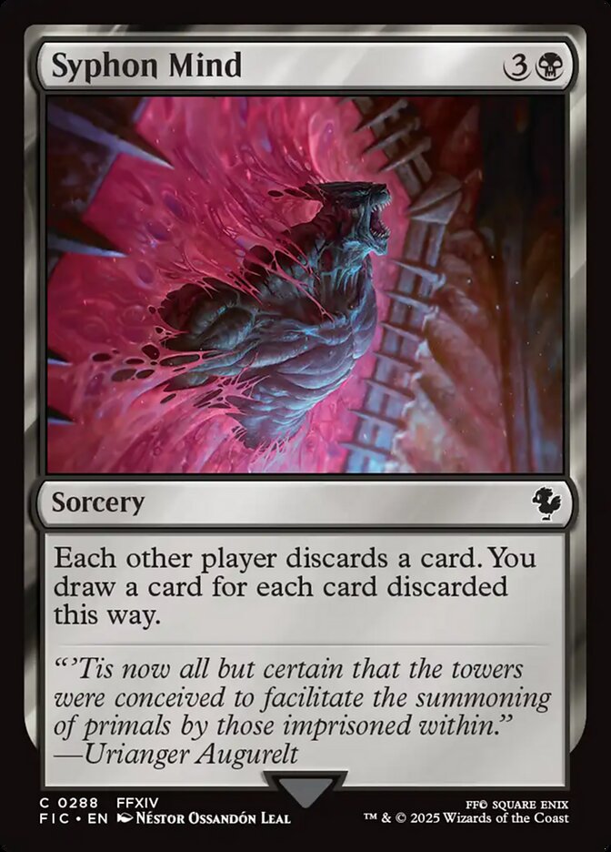 MTG Card Title: Syphon Mind FIC/288