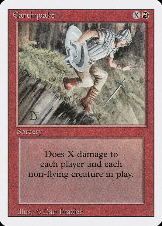 MTG Card Title: Earthquake 3ED/148