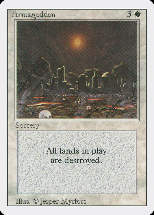 MTG Card Title: Armageddon 3ED/2