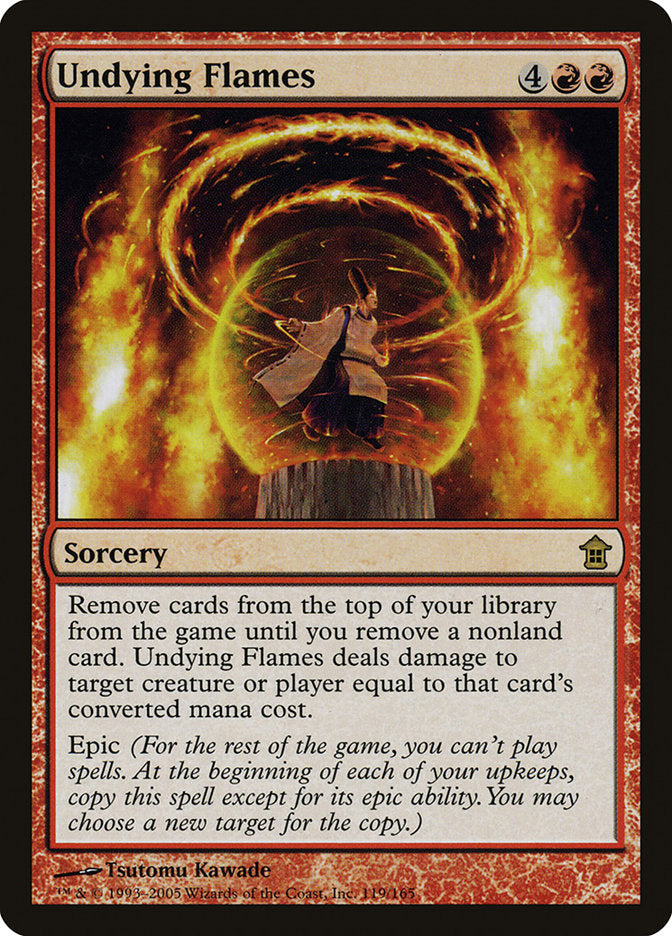 MTG Card Title: Undying Flames SOK/119
