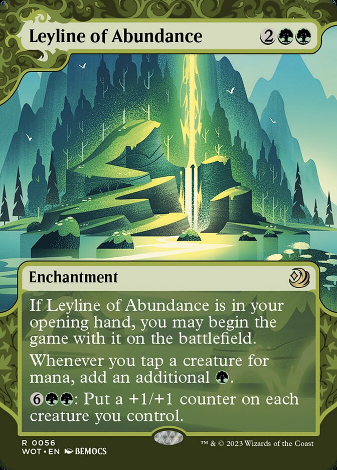 MTG Card Title: Leyline of Abundance WOT/56
