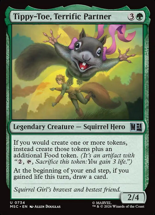 MTG Card Title: Tippy-Toe, Terrific Partner MSC/734