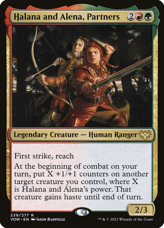 MTG Card Title: Halana and Alena, Partners VOW/239