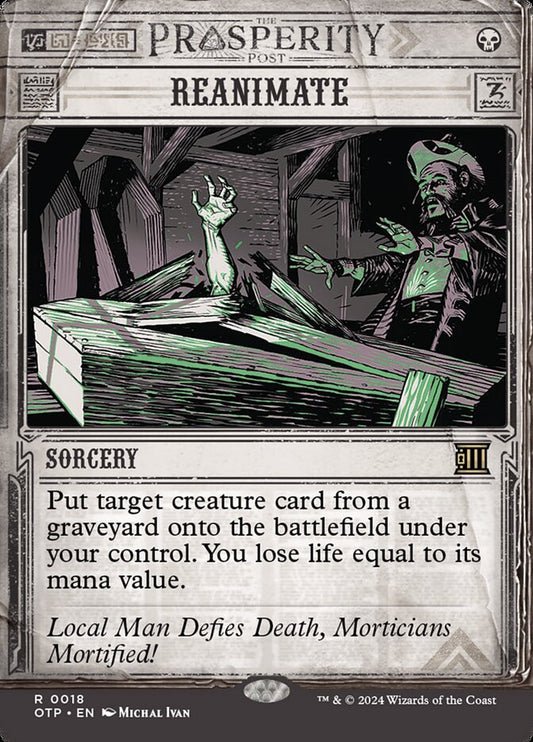 MTG Card Title: Reanimate OTP/18
