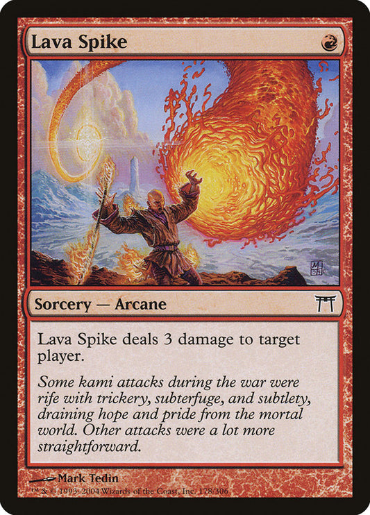 MTG Card Title: Lava Spike CHK/178