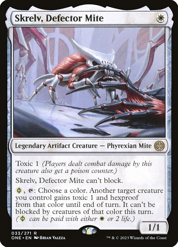 MTG Card Title: Skrelv, Defector Mite ONE/33