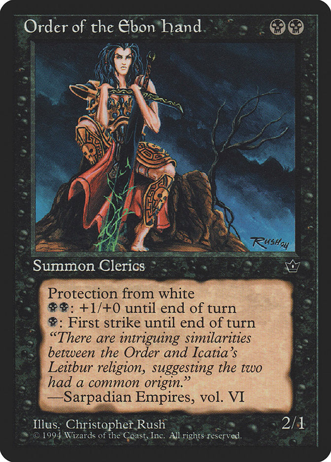MTG Card Title: Order of the Ebon Hand FEM/42b