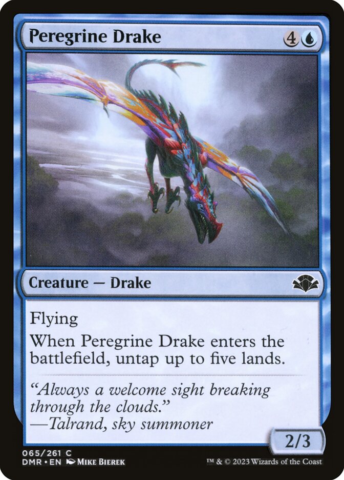 MTG Card Title: Peregrine Drake DMR/65