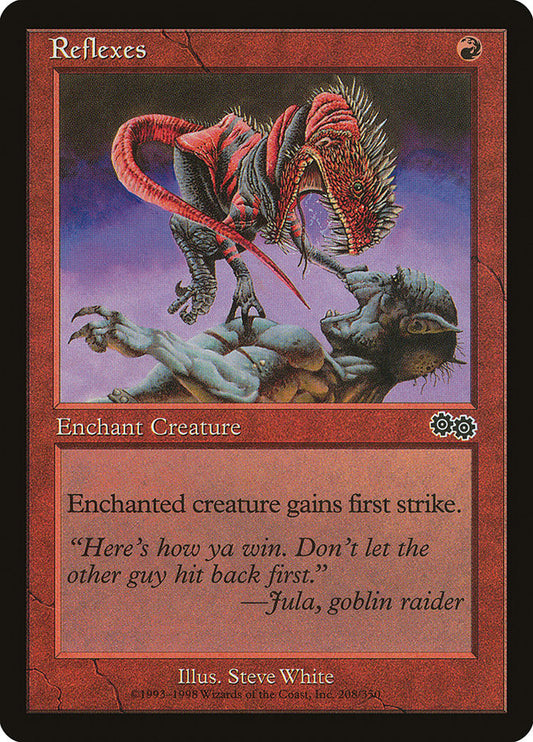 MTG Card Title: Reflexes USG/208