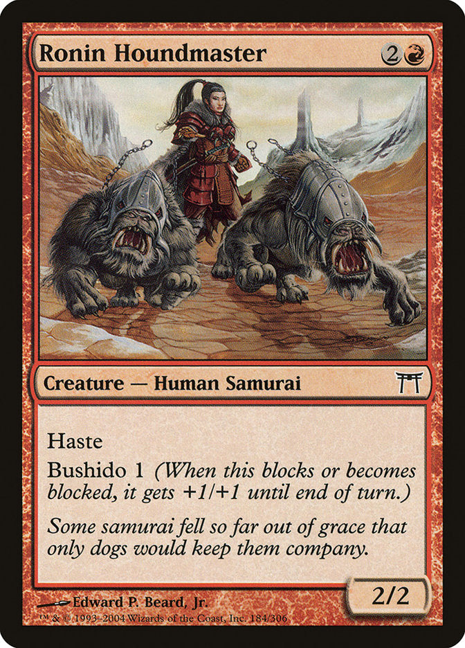 MTG Card Title: Ronin Houndmaster CHK/184