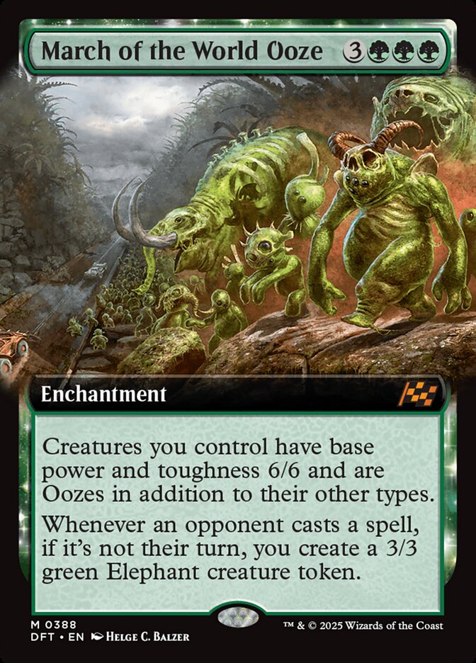 MTG Card Title: March of the World Ooze DFT/388