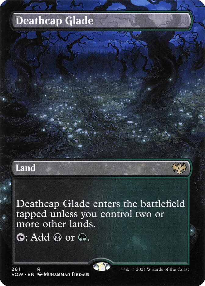 MTG Card Title: Deathcap Glade VOW/281