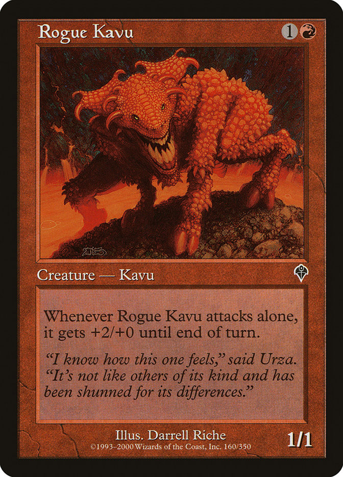 MTG Card Title: Rogue Kavu INV/160