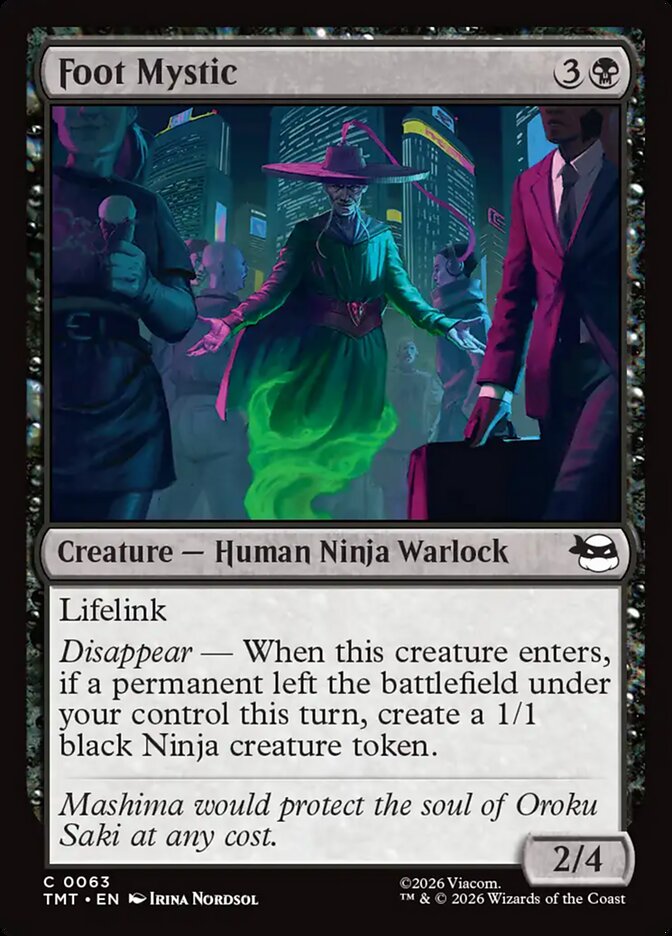 MTG Card Title: Foot Mystic TMT/63