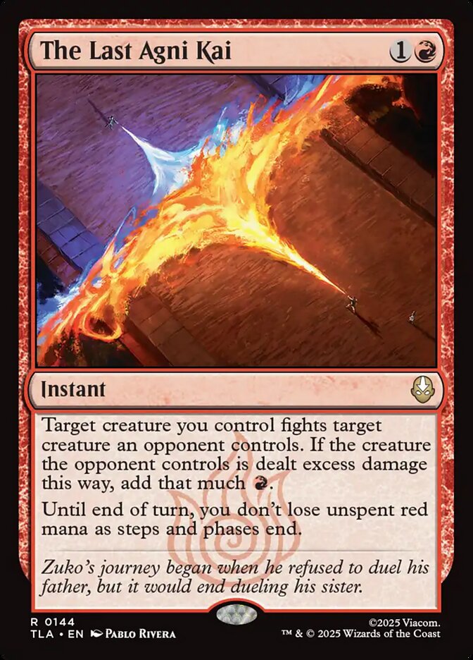MTG Card Title: The Last Agni Kai TLA/144