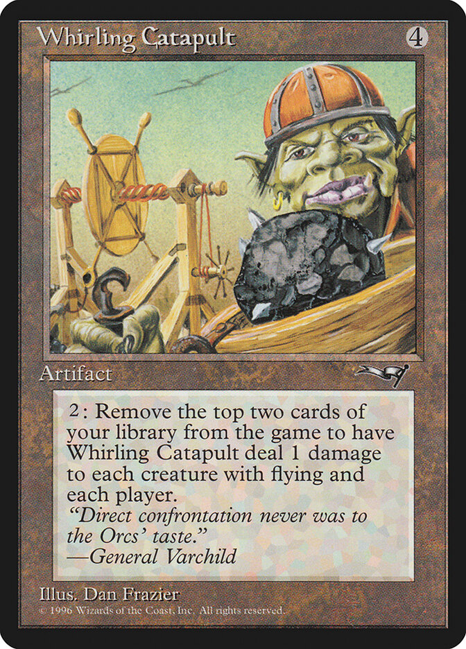 MTG Card Title: Whirling Catapult ALL/136